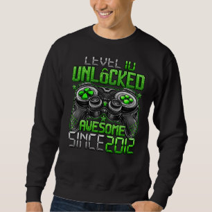 Stufe 10 Phantastisch seit 2012 10. Geburtstag Sweatshirt