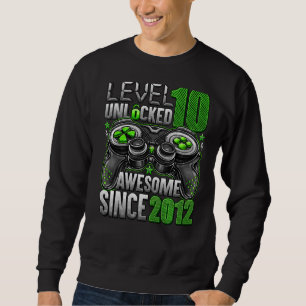 Stufe 10 Phantastisch seit 2012 10. Geburtstag Sweatshirt