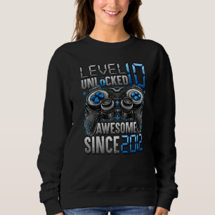 Stufe 10 Phantastisch seit 2012 10. Geburtstag Sweatshirt