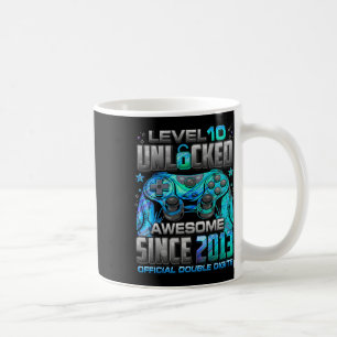 Stufe 10 Phantastisch seit 2013 10. Geburtstag Kaffeetasse