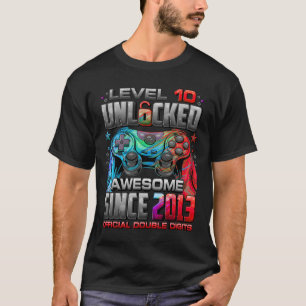 Stufe 10 Phantastisch seit 2013 10. Geburtstag T-Shirt