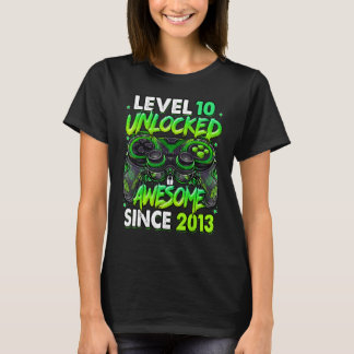Stufe 10 Phantastisch seit 2013 10. Geburtstag T-Shirt