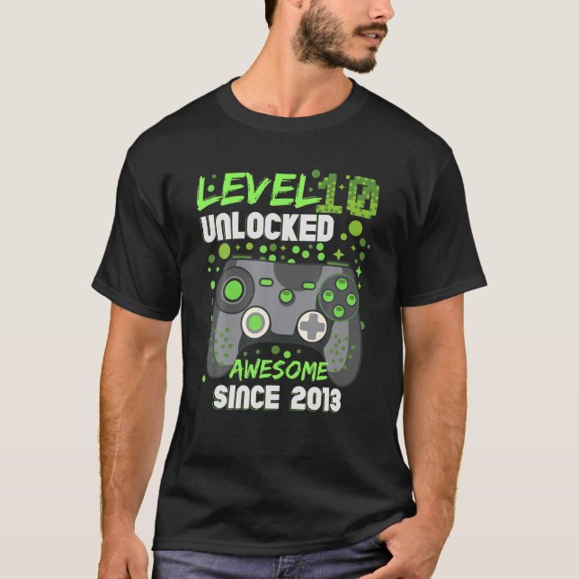 Stufe 10 Phantastisch seit 2013 9. T-Shirt (Vorderseite)