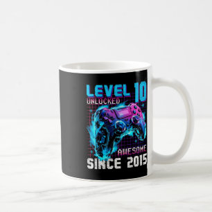 Stufe 10 Phantastisch seit 2015 10. Geburtstag Kaffeetasse