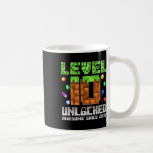 Stufe 10 Phantastisch seit 2015 10 Pixel Ga Kaffeetasse