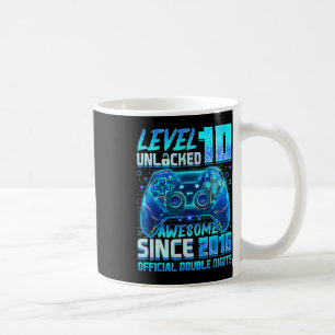 Stufe 10 Phantastisch seit 2016 10. Geburtstag Kaffeetasse