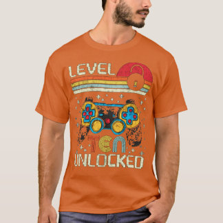 Stufe 10 Unverschlossenes 10. Geburtstagsgeschenk T-Shirt