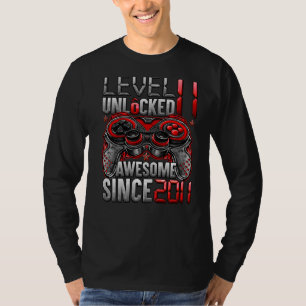 Stufe 11 Phantastisch seit 2011 11 Geburtstag T-Shirt