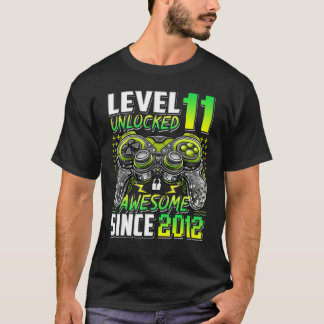 Stufe 11 Phantastisch seit 2012 11. Geburtstag T-Shirt