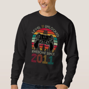 Stufe 11 Phantastisches, 11 Jahre altes Spiel 2011 Sweatshirt
