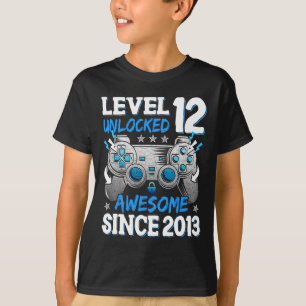 Stufe 12 freigeschaltet Großartig seit 2014 Geburt T-Shirt
