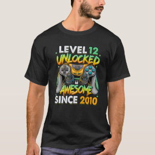 Stufe 12 Phantastisch seit 2010 12 Geburtstag T-Shirt