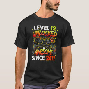 Stufe 12 Phantastisch seit 2011 12 Geburtstag T-Shirt