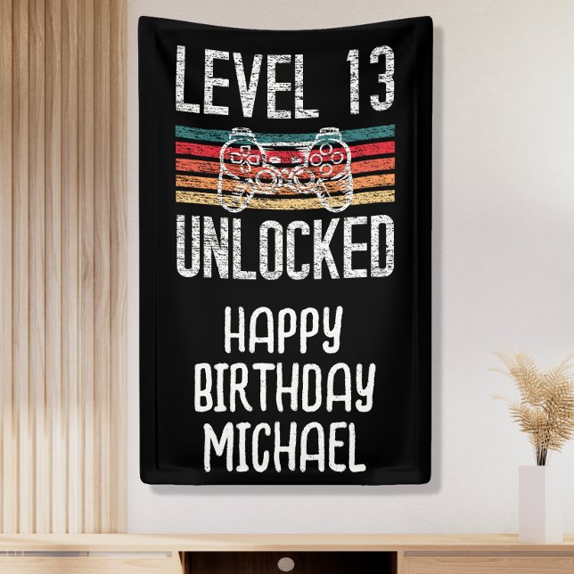 Stufe 13 Entsperrtes 13. Geburtstagsbanner Banner (Von Creator hochgeladen)