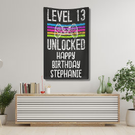 Stufe 13 Entsperrtes 13. Geburtstagsbanner Banner