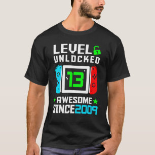 Stufe 13 Phantastisch seit 2009 13. Geburtstag T-Shirt