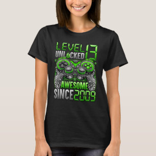 Stufe 13 Phantastisch seit 2009 13. Geburtstag T-Shirt