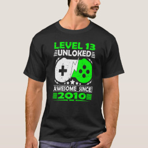 Stufe 13 Phantastisch seit 2010 13. Geburtstag T-Shirt