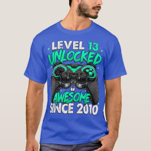 Stufe 13 Phantastisch seit 2010 13. Geburtstag T-Shirt