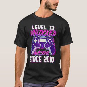 Stufe 13 Phantastisch seit 2010 Gaming 13. B T-Shirt