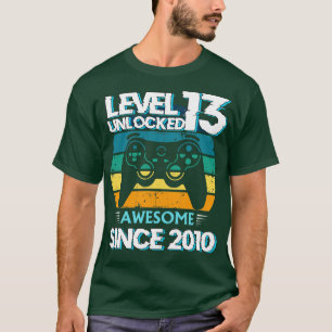 Stufe 13 Ungesperrter Phantastischer Gamer 2010 13 T-Shirt