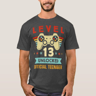 Stufe 13 Unverschlossener Offizieller Teenager 13. T-Shirt
