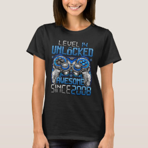 Stufe 14 Phantastisch seit 2008 14. Geburtstag T-Shirt