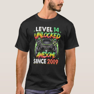 Stufe 14 Phantastisch seit 2009 14. Geburtstag T-Shirt