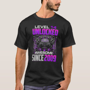 Stufe 14 Phantastisch seit 2009 14. Geburtstag T-Shirt