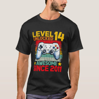 Stufe 14 Phantastisch seit 2011 14 Geburtstag T-Shirt