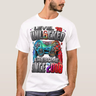 Stufe 16 Phantastisch seit 2008 16. Geburtstag T-Shirt