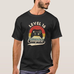 Stufe 16 Vollständiges 16. Hochzeitstag für sie T-Shirt