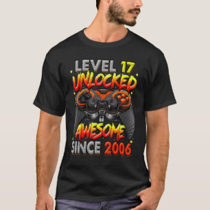 Stufe 17 Phantastisch seit 2006 17. Geburtstag T-Shirt