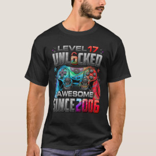 Stufe 17 Phantastisch seit 2006 17. Geburtstag T-Shirt