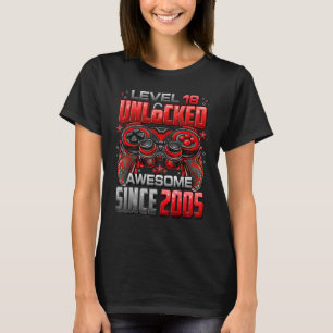 Stufe 18 Phantastisch seit 2005 18. Geburtstag T-Shirt