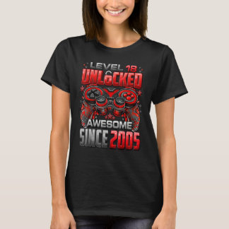 Stufe 18 Phantastisch seit 2005 18. Geburtstag T-Shirt