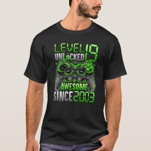 Stufe 19 Phantastisch seit 2003 19. Geburtstag T-Shirt