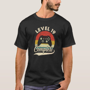 Stufe 19 Vollständiges 19. Hochzeitstag für sie T-Shirt