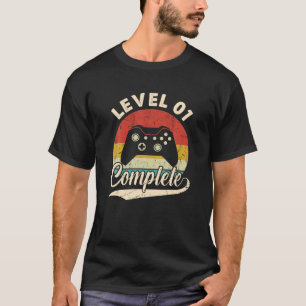 Stufe 1 abgeschlossen - 1. Hochzeitstag für sie T-Shirt
