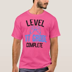 Stufe 1 Abschluss Sommer letzten Schultag T-Shirt