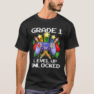 Stufe 1: Ungesperrtes Spiel zurück zu Schulkindern T-Shirt