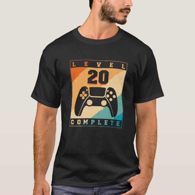 Stufe 20 Unverschlossen T-Shirt (Vorderseite)