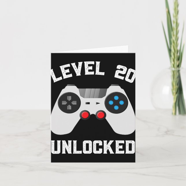 Stufe 20 Unverschlossenes Sonniges 20. Hochzeitsta Karte (Vorderseite)