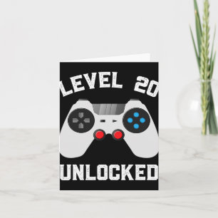 Stufe 20 Unverschlossenes Sonniges 20. Hochzeitsta Karte