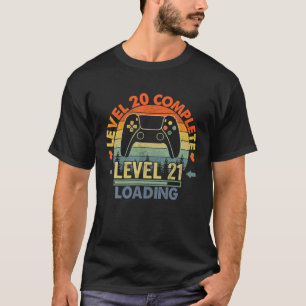 Stufe 20 Vollständiges Jubiläumsgeschenk 20. Hochz T-Shirt