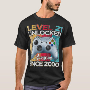Stufe 21 Phantastisch seit 2000 21. Geburtstag T-Shirt