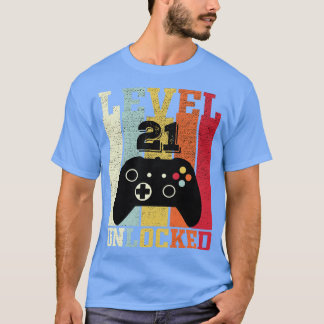 Stufe 21 Unverschlossenes lustiges Video 21. Gebur T-Shirt