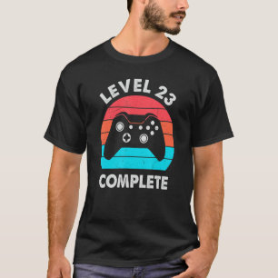 Stufe 23 Vollständiges 23-jähriges Hochzeitstag fü T-Shirt
