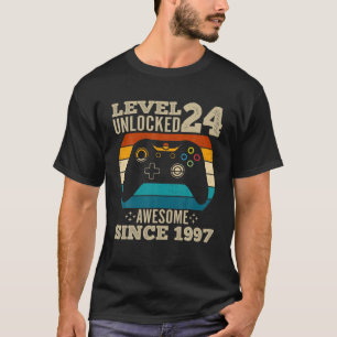 Stufe 24 Phantastisch seit 1997 24. Geburtstag T-Shirt