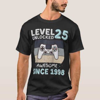 Stufe 25 Phantastisch seit 1998 T-Shirt